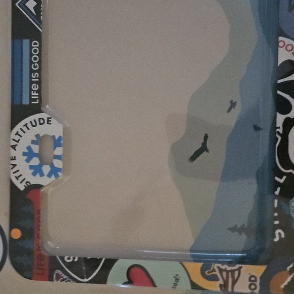 Life Is Good Multicolor License Plate Frame - Picture 2 of 4